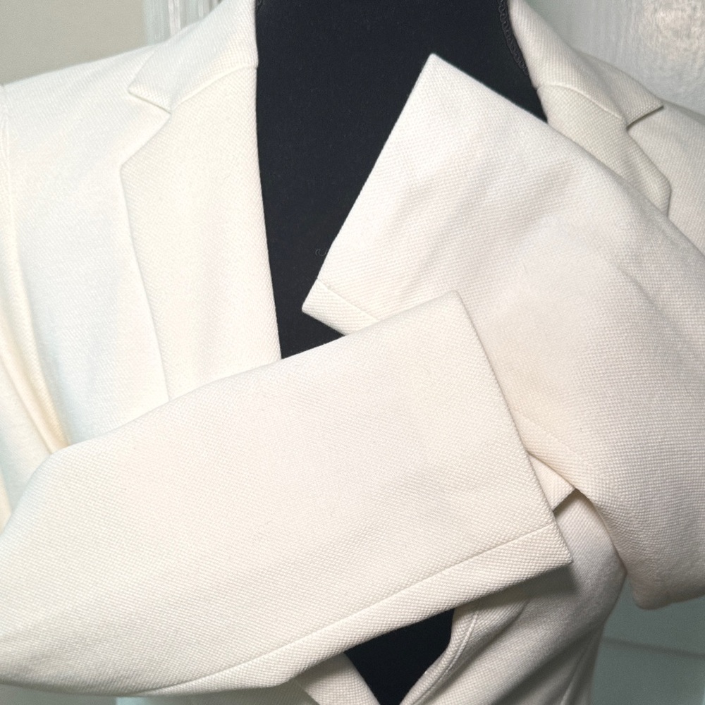 Gorgeous Express Women's Ivory Blazer Size XS - Picture 8 of 11